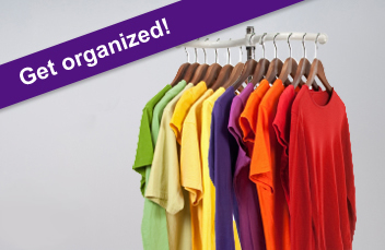 Get organized with our clothing racks!